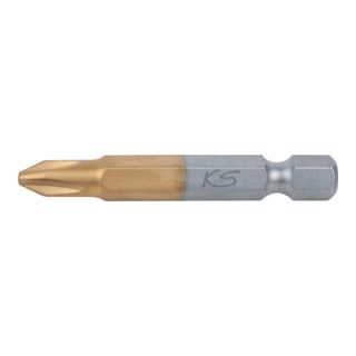 KS Tools 1/4" TiN bit - 50mm - PH2 - 1 piece