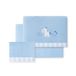 Beddengoedset Coralina Beddengoedset voor minibed, eenhoorn-wolk, blauw, winterbeddengoed voor baby's