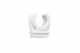 Index Nylon buisclip AB-IN voor PVC-buis, stalen buis, koperen buis, UV-bestendig, polyamide 6.6, messing schroefdraadhuls M6, wit, 10 stuks Durchmesser 16 mm wit