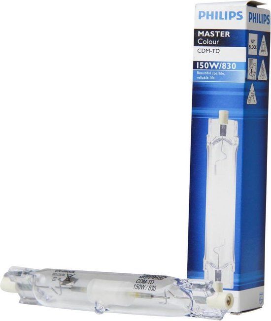 Philips MASTER Colour CDM-TD 70W/830 RX7s - Warm White - 5600 lm