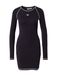 Roxy Starlight Spirit Lang Mouw Jurk Zwart L Vrouw