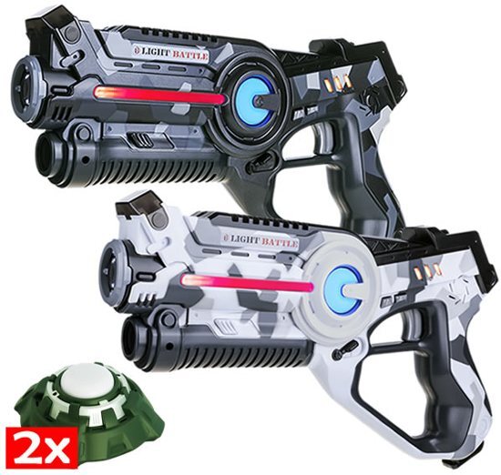 Light Battle 2 Active laser pistolen + 2 Lasergame Targets