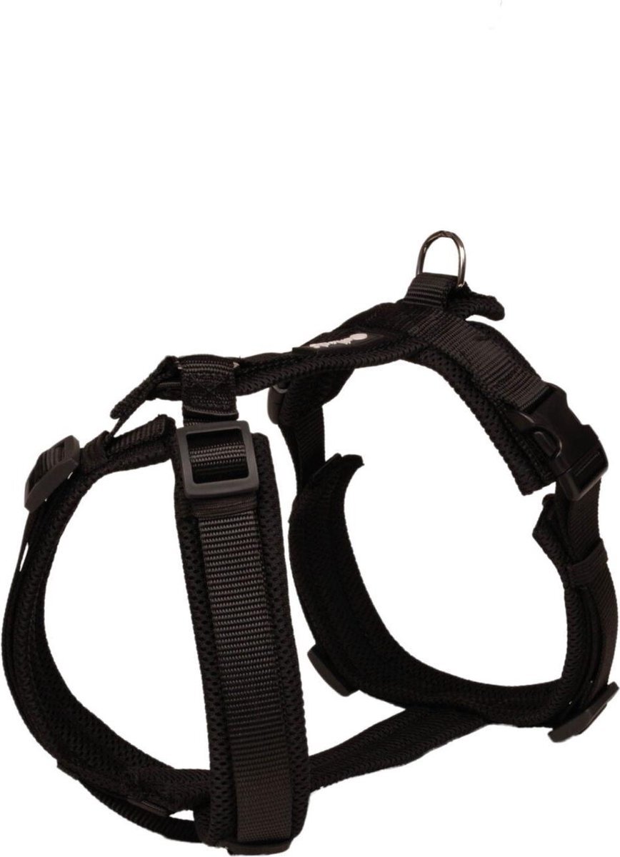 petlando Hondentuigje – Y-Tuig Comfort Harness – Zwart maat XS zwart