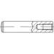 TOOLCRAFT 144889 Goupille cylindrique (Ø x L) 16 mm x 12 cm M8 Acier 1 pièce(s)