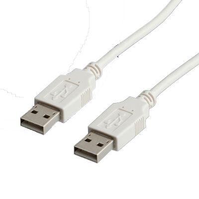 Value USB 2.0 Kabel Type A-A 3.0 m - Wit