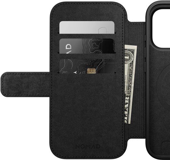 Nomad Modern Leather Folio mobiele telefoon behuizingen voor Apple iPhone 17 Pro - Bruin