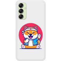 Samsung Galaxy A14 Shiba ninja verstevigd hoesje met sublimatie bedrukking
