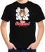 Bellatio Decorations Fout Kerstshirt Merry Christmas Zwart Kinderen