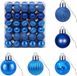 vidaXL Kerstballenset - 150 stuks - Blauw - 3 cm - Polystyreen