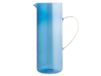 H&H Daylight kruik van borosilicaatglas, blauw, 1,25 l