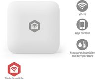 Nedis SmartLife Luchtkwaliteitmeter - Zigbee 3.0 - Batterij Gevoed - Android / IOS - Wit