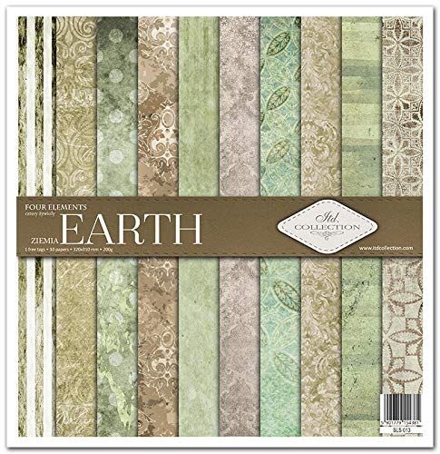 ITD Collection - Scrapbookpakket 12x12", scrappapier, decoupage, decorpapier, formaat voor het maken van kaarten - 310 x 320 mm - SLS010 (Tropical Dreams)