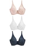 Next BH navy / pastelroze / wit
