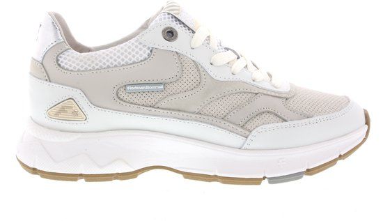 Floris van Bommel Sfw-10168 Daysi Sneakers - Leer - Dames - Wit - Maat 40