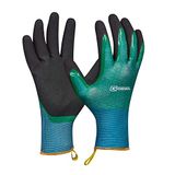 Gebol Laurus | 1 paar | maat XXL (maat 11) | tuinhandschoen met touch-functie van gerecycled materiaal | beste grip en dubbele coating | voor heren | groen, blauw