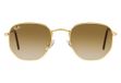 Ray Ban Hexagonal Arista Clair Dégradé Marron 54