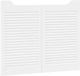 vidaXL Schuifdeuren 2 st 80 x 50 cm massief grenenhout wit