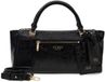 GUESS Antonia Satchel Black Zwart Handtas