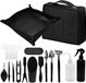 Merkloos Set d'outils de jardin - Vert - 17 pièces - Avec tapis de plantation pliable - Pour jardin miniature et plantes succulentes