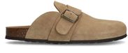 Manfield Heren Beige Suède Slip-ons Maat 40