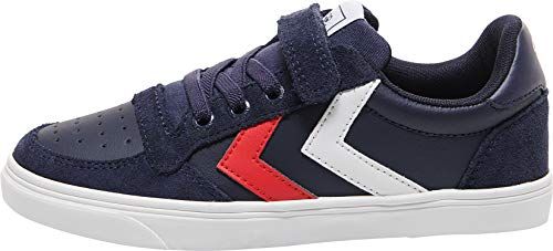 hummel Slimmer Stadil Leather Low Jr Sneakers - Peacoat - EU 34