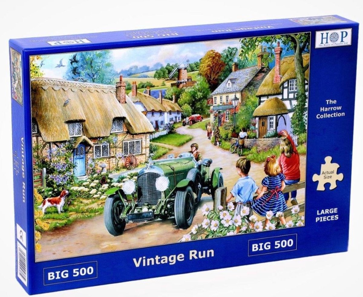 House Of Puzzles Vintage Run Puzzel 500 XL Stukjes