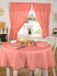 Emma Barclay Molly Gingham Check Tafelkleed, Rood, 50 x 70 Inch
