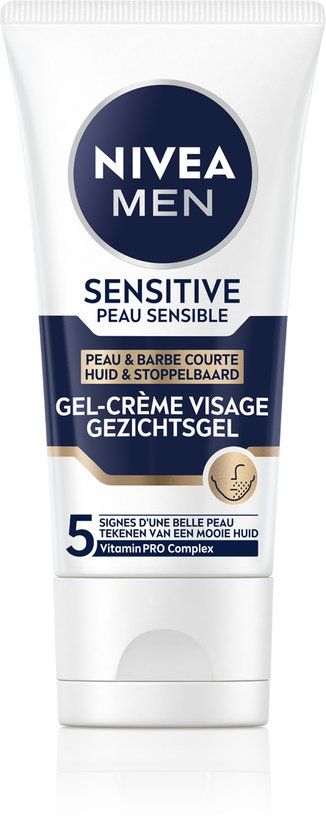 NIVEA MEN Sensitive Huid & Stoppelbaard Gezichtsgel - 50ml