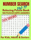 Number Search Challenge Book for Kids, Adults & Seniors with 100 Puzzles from Easy to Expert Levels: Train Your Mind, Enhance Focus, and Relax with ... | Perfect Gift for Puzzle Lovers (vol-11)