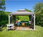 Sojag Paviljoen Pergola Messina 483x363 cm - Champagnekleurig