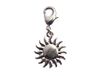 INNSPIRO Nice Charms Metalen hanger met karabijnhaak, diameter 16 mm, 25 en, 13mm., Metaal, Geen edelsteen