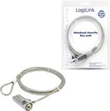 LogiLink Slot LogiLink PC/Notebook combinatieslot Zilver
