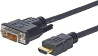 VivoLink PROHDMIDVI5 video kabel adapter 5 m HDMI DVI-D Zwart