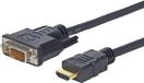 VivoLink PROHDMIDVI5 video kabel adapter 5 m HDMI DVI-D Zwart