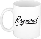 Bellatio Decorations Raymond Naam Koffiemok - Wit - Keramiek - 300 ml
