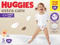 Huggies Extra Care Baby Nachtbroekjes Maat 5 (12-17 kg) - 2 x 34 stuks