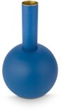 Pip Studio Vaas - Metaal - Blauw - 24.5x42cm