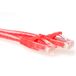 ACT Rode 7 meter U/UTP CAT6 patchkabel snagless met RJ45 connectoren IS8507