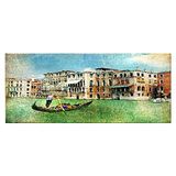 Homemania Muurfoto, motief: Venetië steden en landschappen voor woonkamer, slaapkamer, meerkleurig, van polyester, hout, 70 x 3 x 100 cm