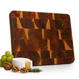 Merkloos Relaxdays Snijplank - 51x3x36 cm - acaciahout - naturel
