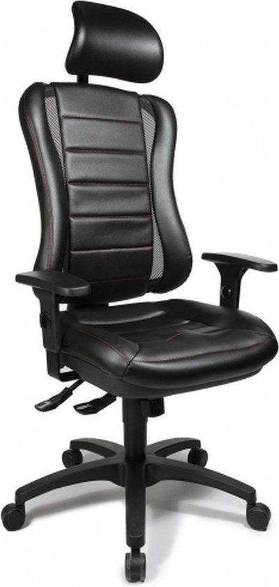Topstar hjh office Head Point RS AL.P4 Bureaustoel - Zwart - Stof - Met hoofdsteun