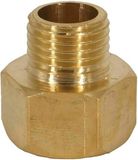 Sans marque Raccords de tuyau - Conduite d'eau - Mâle vers Femelle - Hexagonal - Laiton - Jardin - Convient pour 1/8\" - Raccord de robinet - Adaptateur de tuyau droit