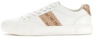 Guess Cribe Lage Sneakers Heren Leer/Synthetisch Rubber Wit EU 42