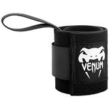 Venum Unisex volwassenen hyperlift gewichtheffer pols wikkelbandages, zwart, eenheidsmaat