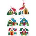 Plaid Vilt Ornament KIT, Katoen, Kerstdorp, One Size