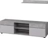 Vicco Berno Woonwand – 2 delen Beton/Wit