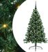 vidaXL - Kunststof - Voorverlichte - Kerstboom - met - 150 - LED - Groen - 120 - cm - PVC