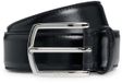 BOSS Leren riem Claus Tx Sz35 Belt W85 Black zwart
