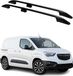 Opel Barres de toit longitudinales pour Opel Combo 2019-2024 L1 Court Alu Noir