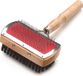 Arquivet Dubbele Borstel met Houten Handvat | 18x10 cm